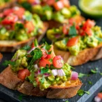 guacamole bruschetta recipe