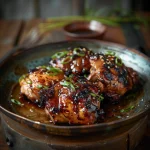 Ready soy-glazed chicken tights